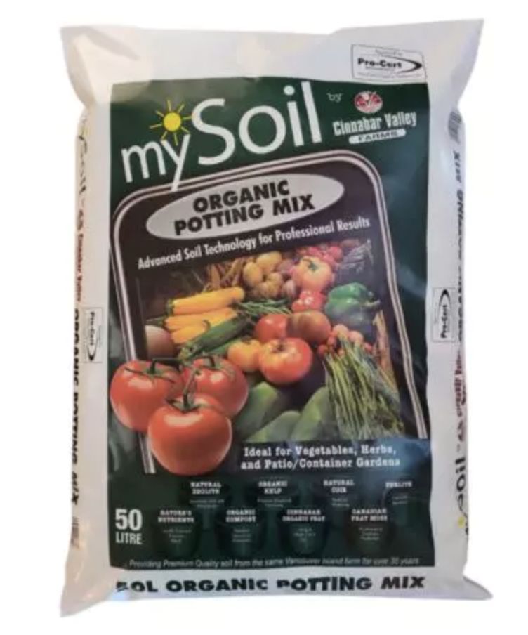 mySoil Organic Potting Mix PRO-Cert 50L