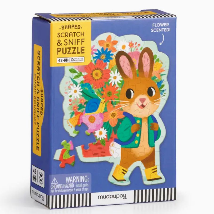Bunny Bouquet 48 Piece Scratch &amp; Sniff Puzzle