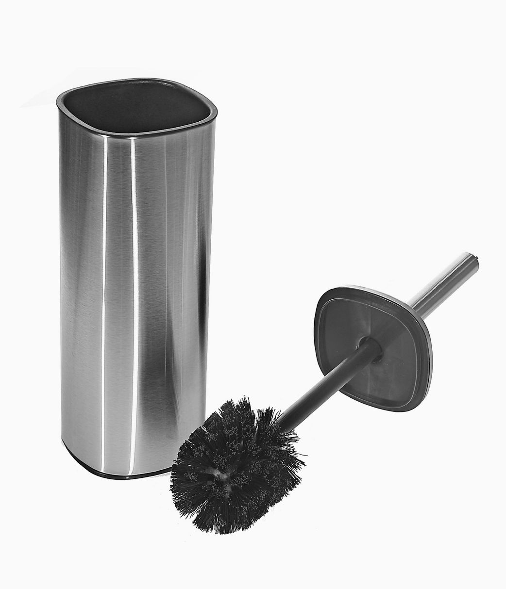 Stainless Steel Toilet Brush Holder with Lid