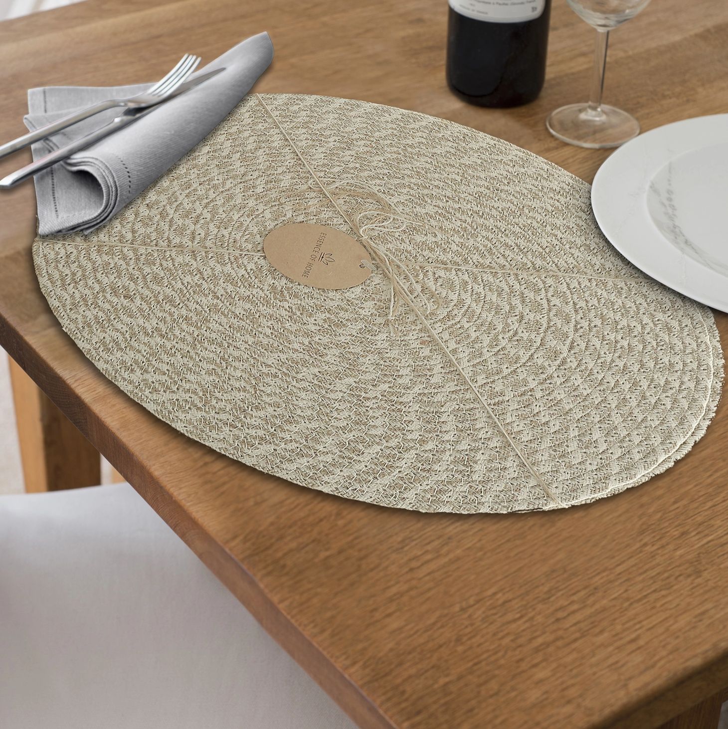 Wave Braided Round Placemat