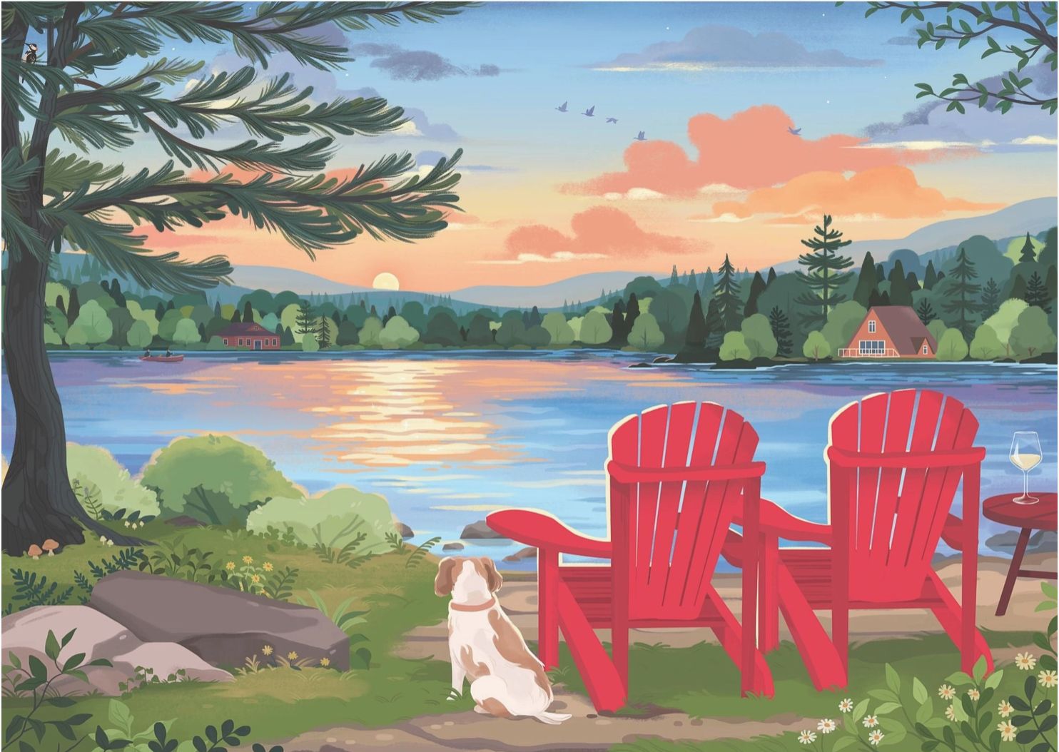 Cottage Country 500-Piece Puzzle