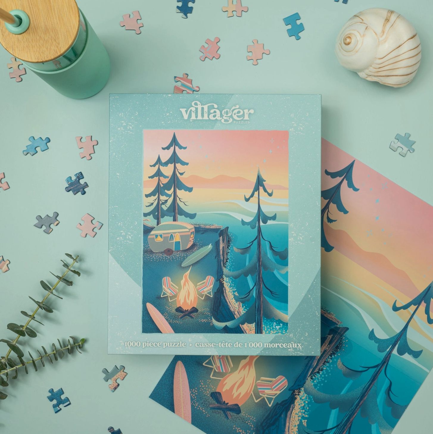 Coastal Camping 1000-Piece Puzzle