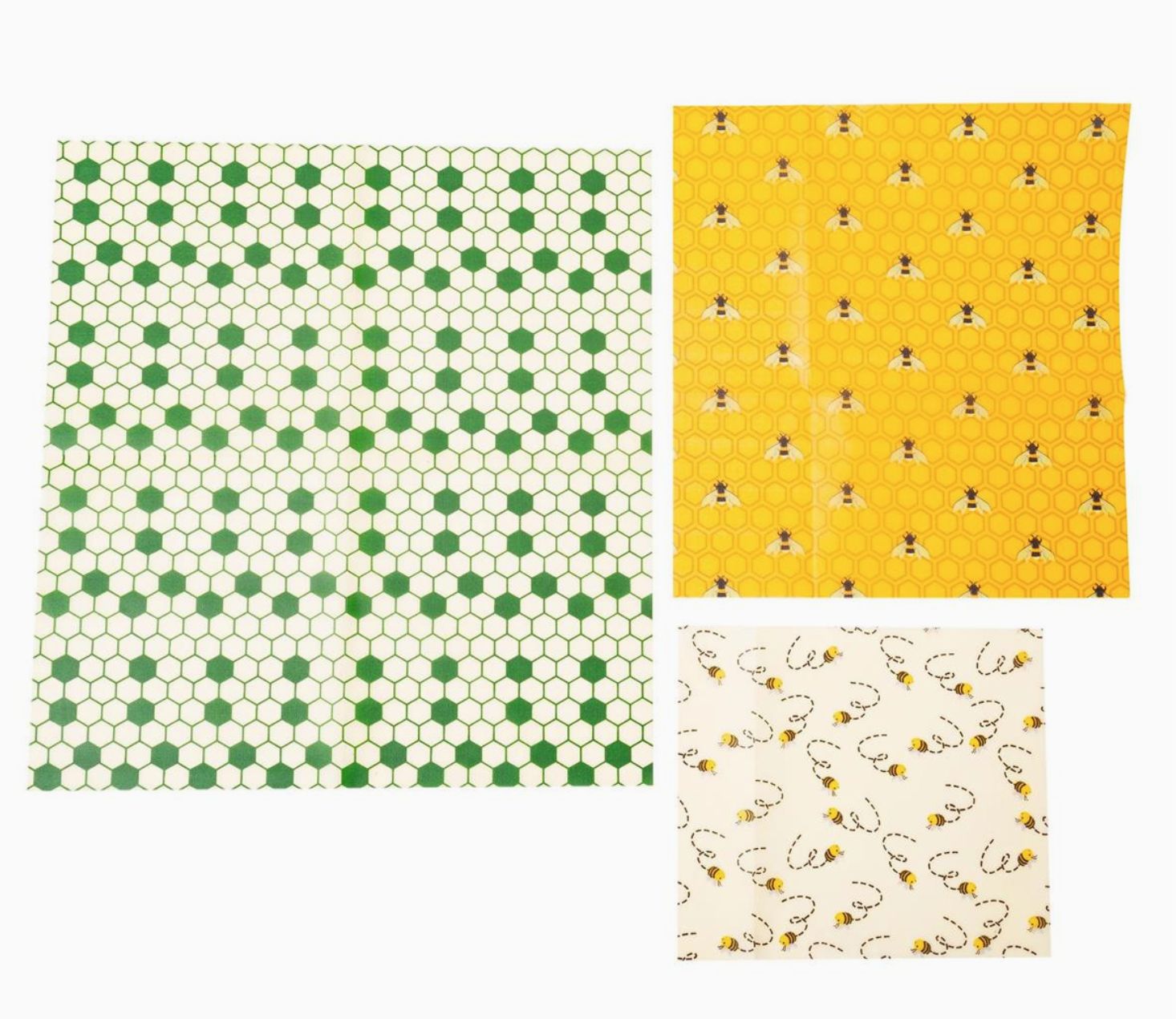 Luciano Gourmet Eco-Friendly Kitchen 3-pc Beeswax Food Wraps