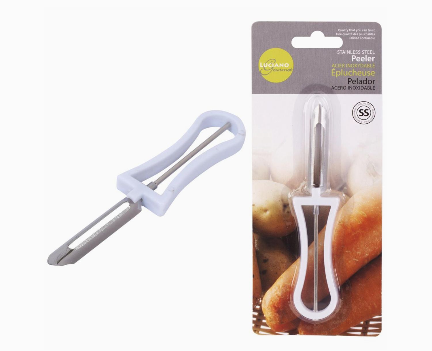 L. Gourmet Peeler, Stainless Steel