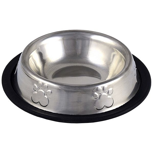 Non Skid Stainless Steel Enhanced Bowl, Size: 8 OZ
