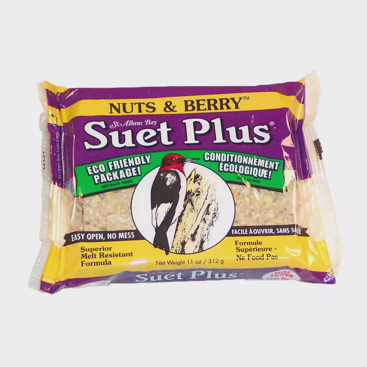 Wildlife Sciences - Suet Plus Nuts &amp; Berry Blend 11oz