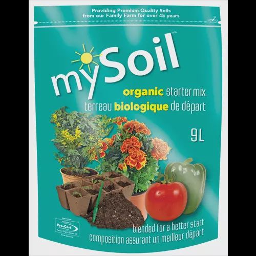 mySoil Organic Starter Mix 9L PRO-Cert