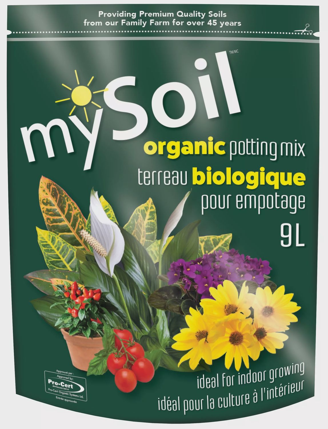 mySoil Organic Potting Mix 9L PRO-Cert mySoil Organic Potting Mix 9L PRO-Cert