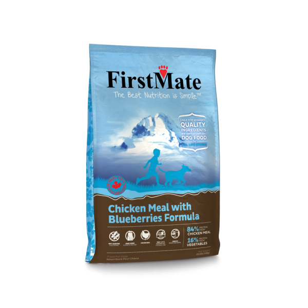 FirstMate Dog LID GF Chicken with Blueberries, Size: 5 LB