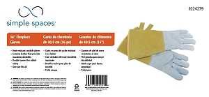 GLOVES FIREPLACE HEARTH 16IN