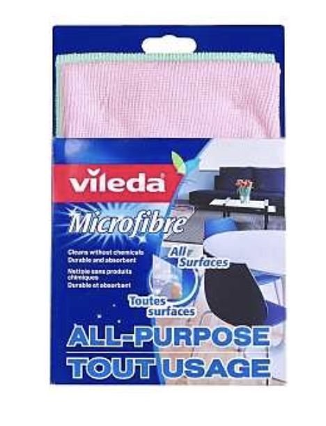 Vileda Cleaning Cloth, Microfiber