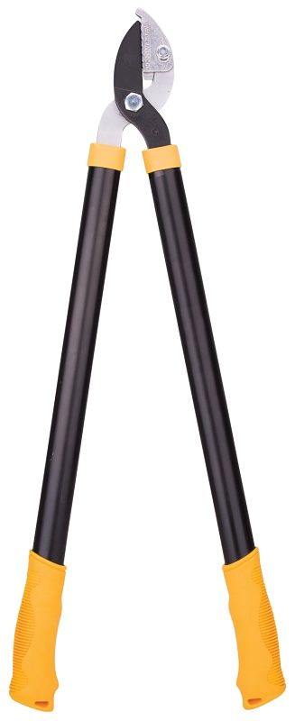 Anvil Lopper, 1-1/4 in Cutting Capacity, Carbon Steel Blade, Steel Handle, Cushion Grip Handle