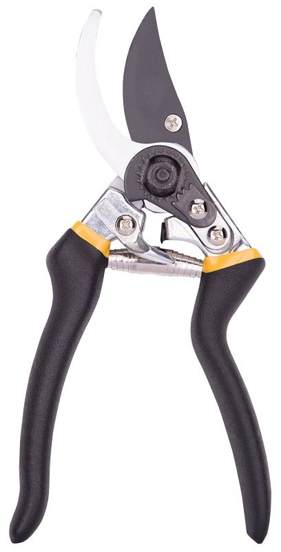 Pruning Shear, 1/2 in Cutting Capacity, Steel Blade, Aluminum Handle, Cushion Grip Handle