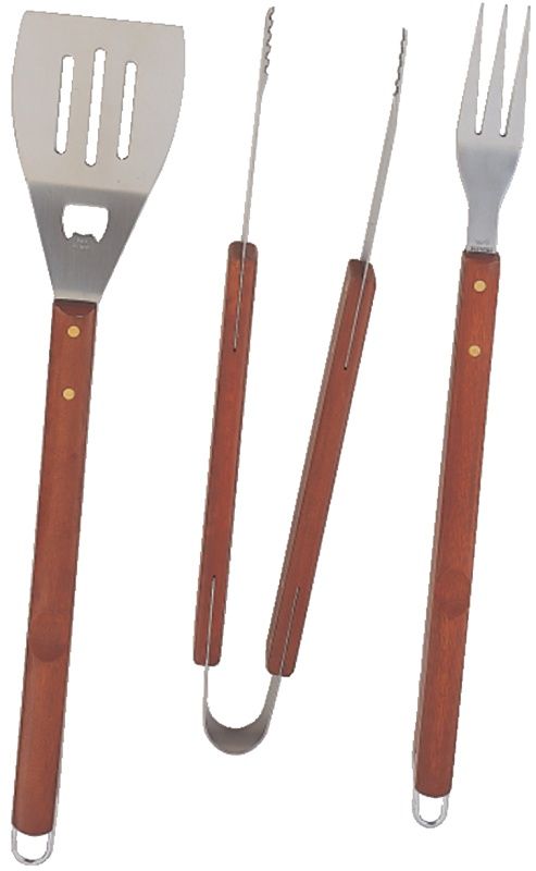 Omaha 3PC SS BBQ TOOL SET