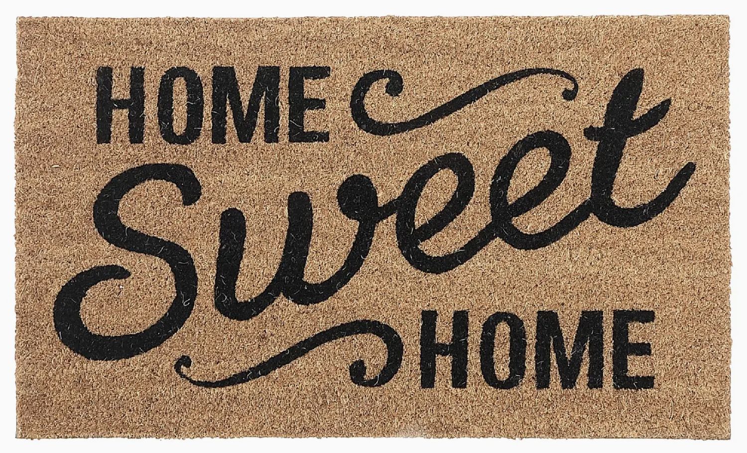 Coir Door Mat, Pattern: Home Sweet Home
