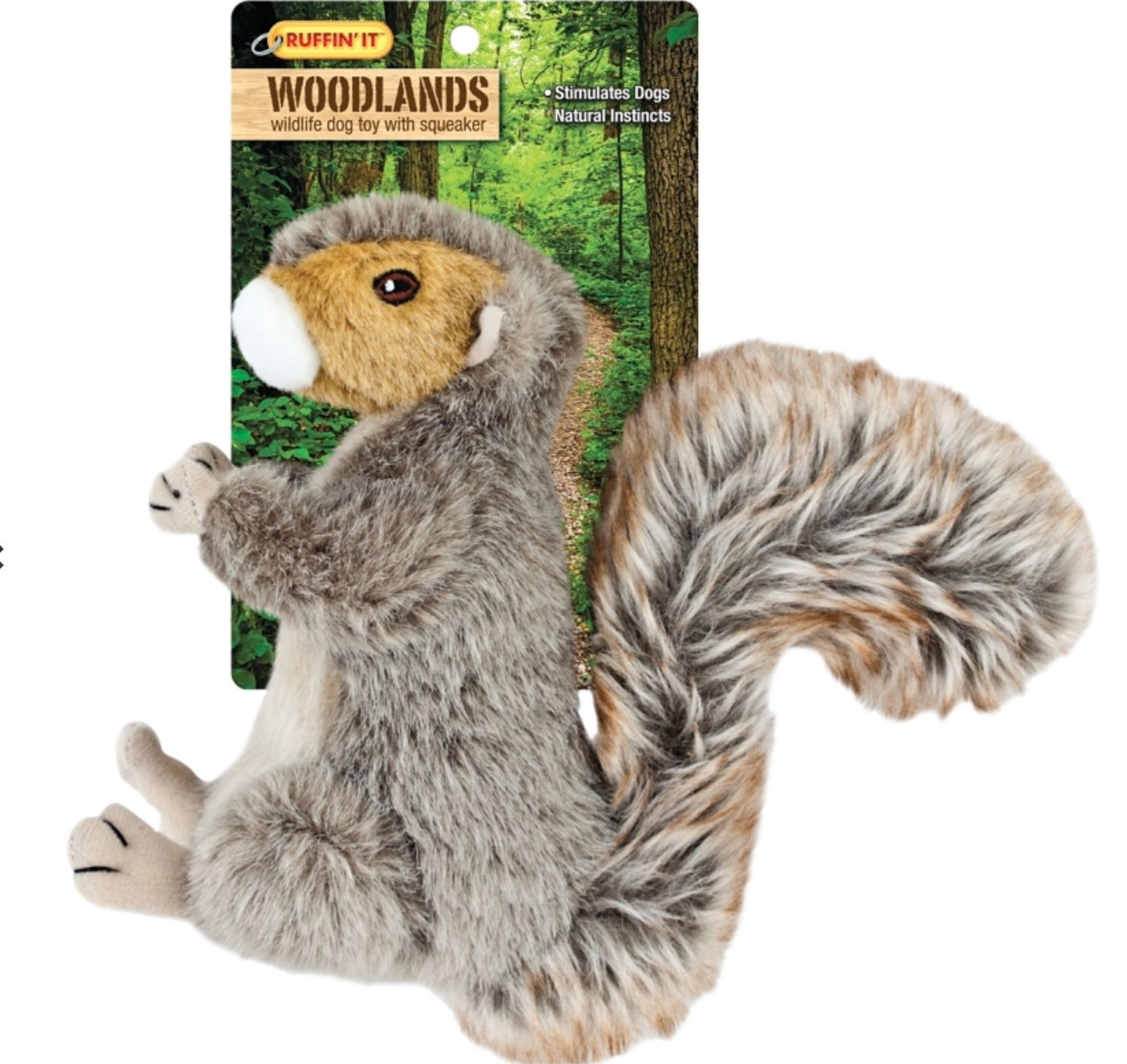 Plush Toy Squirrel  - Woodlands Wildlife Dog Toy