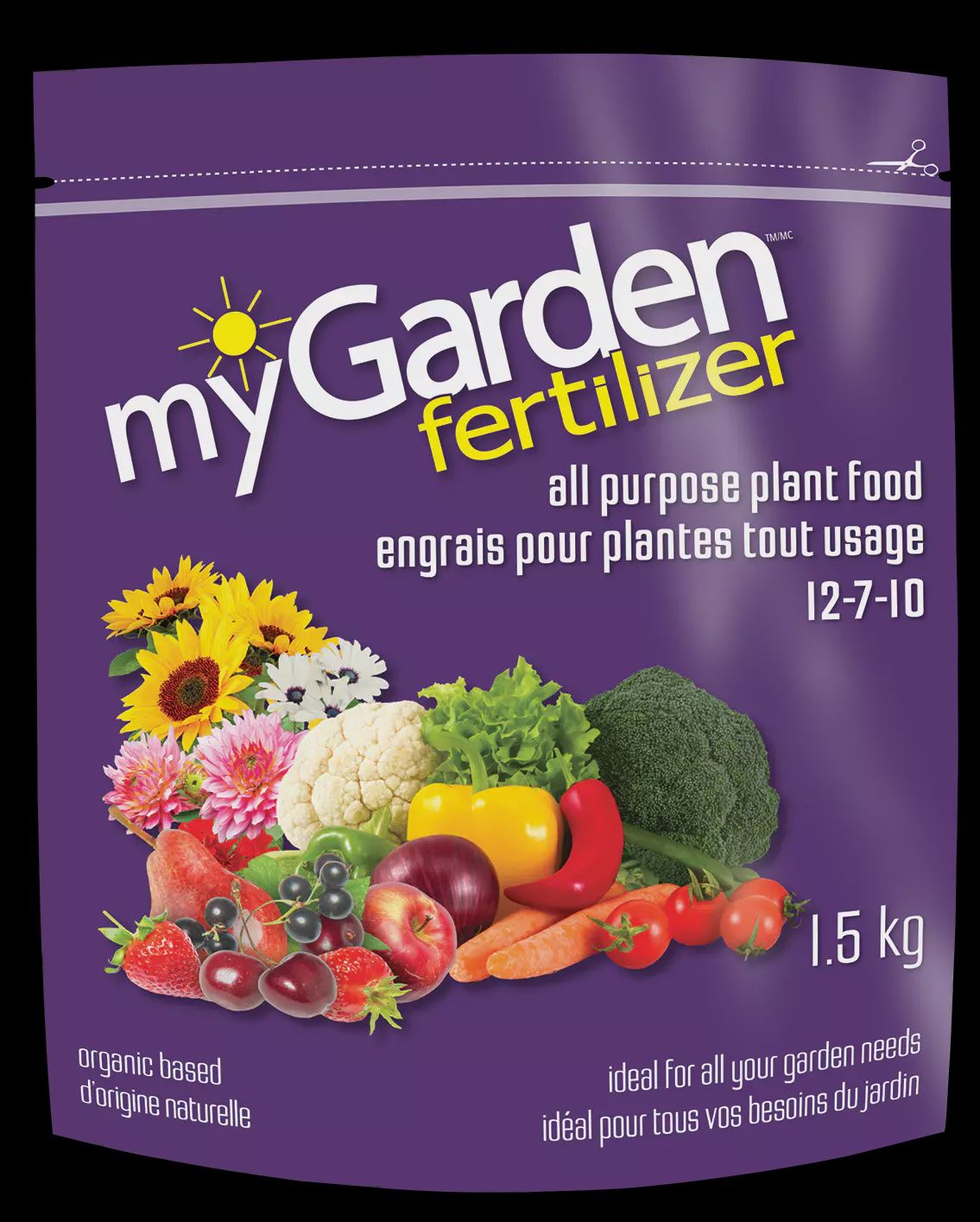 All Purpose 12-7-10 (8Ca-2S+0.5Mg) Org. Based 1.5kg 6