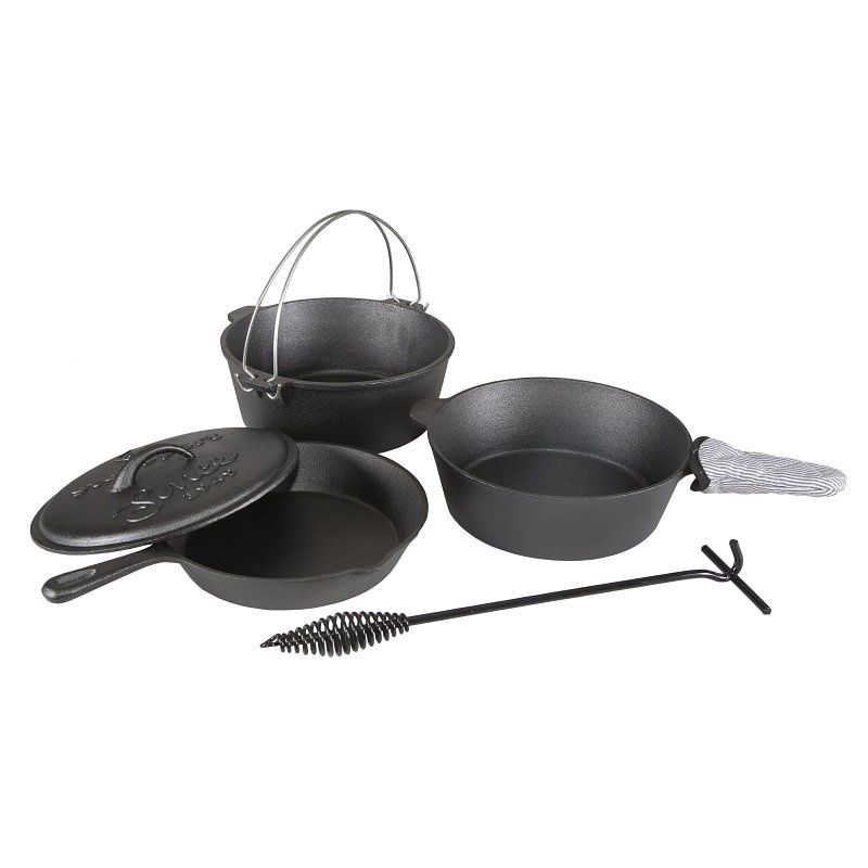 Pre-Seasoned Cook Set, Iron
