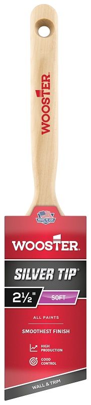 Wooster 2 1/2 Angled Polyester Brush,  Soft