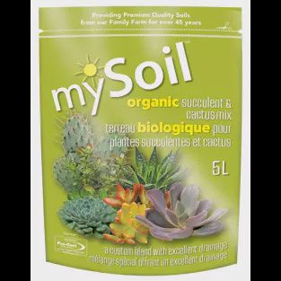 mySoil Organic Succulent &amp; Cactus Mix 5L PRO-Cert