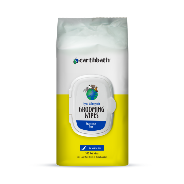 earthbath Grooming Wipes Hypo-Allergenic 100 ct