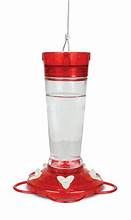 10 Oz Glass Hummingbird Feeder