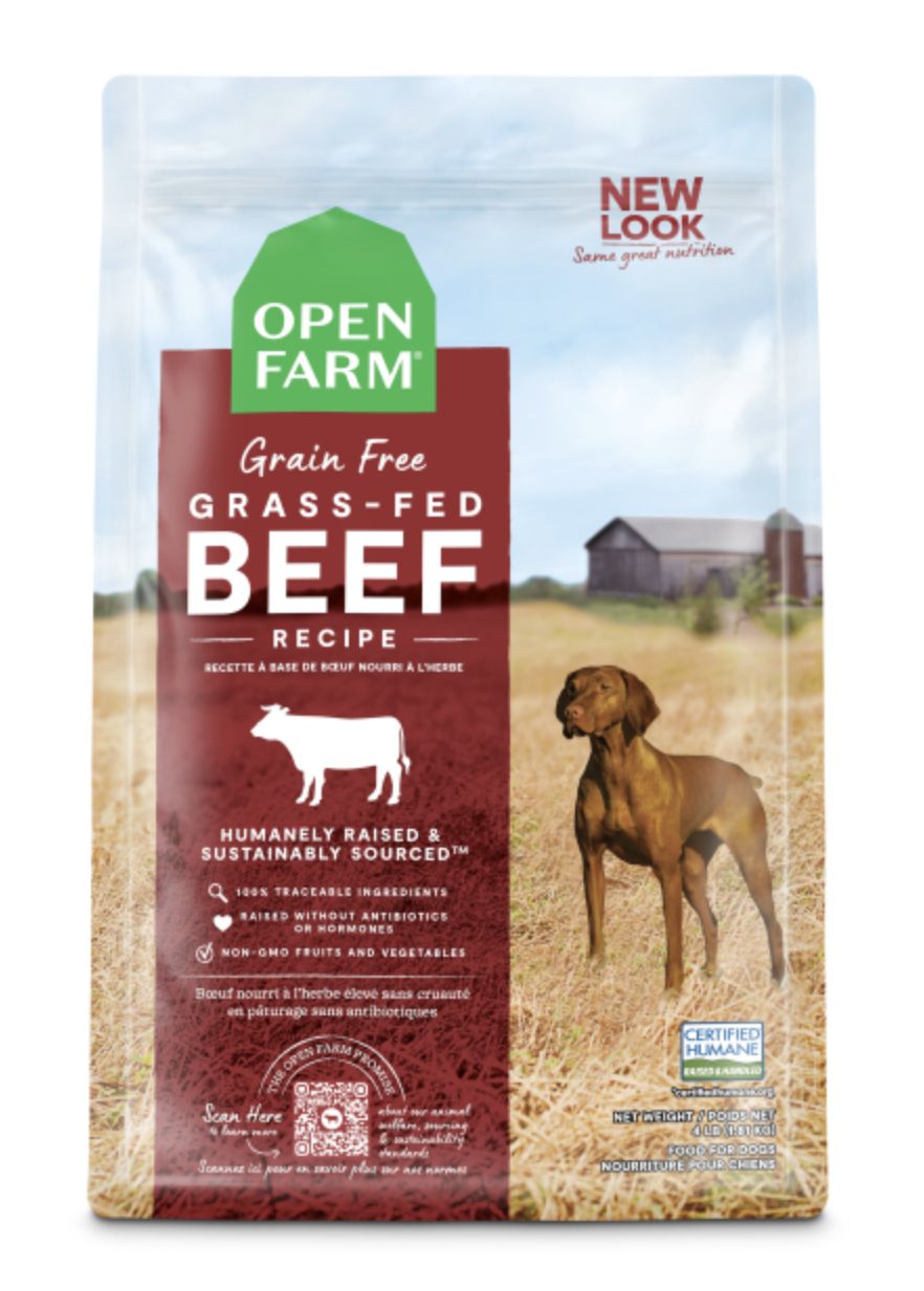 Open Farm Dog GF Grass-Fed Beef 22 lb
