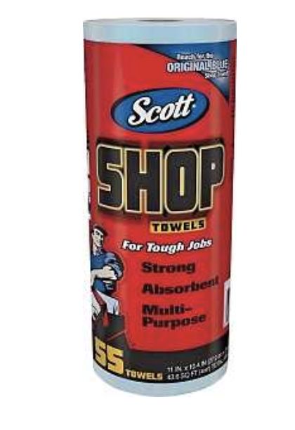 Scott Shop Towel, Blue