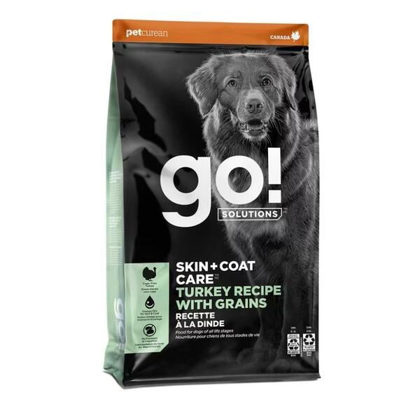 GO! Solutions Skin &amp; Coat Turkey w Grains Recipe, Size: 22 lbs