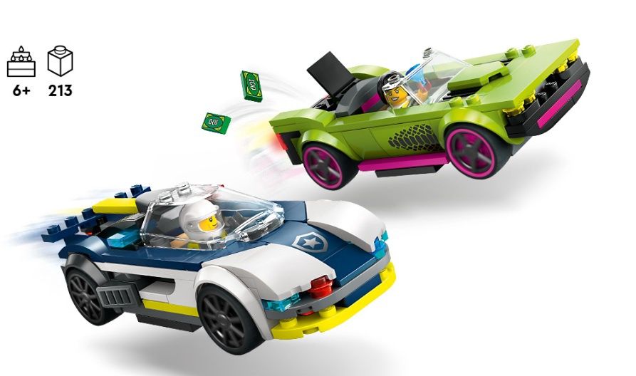 60415 Police Car and Muscle Car Chase