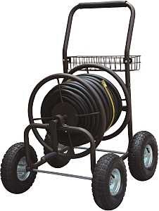 Landscapers Select  Hose Reel Cart, 250 ft L Hose, 250 ft Hose, Manual Crank Winding, Steel