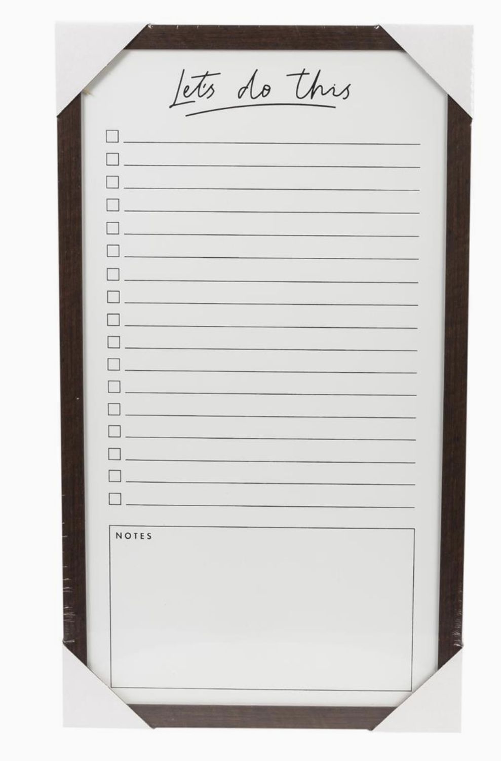 12x22in Magnetic Dry Erase Planner - Let's Do This