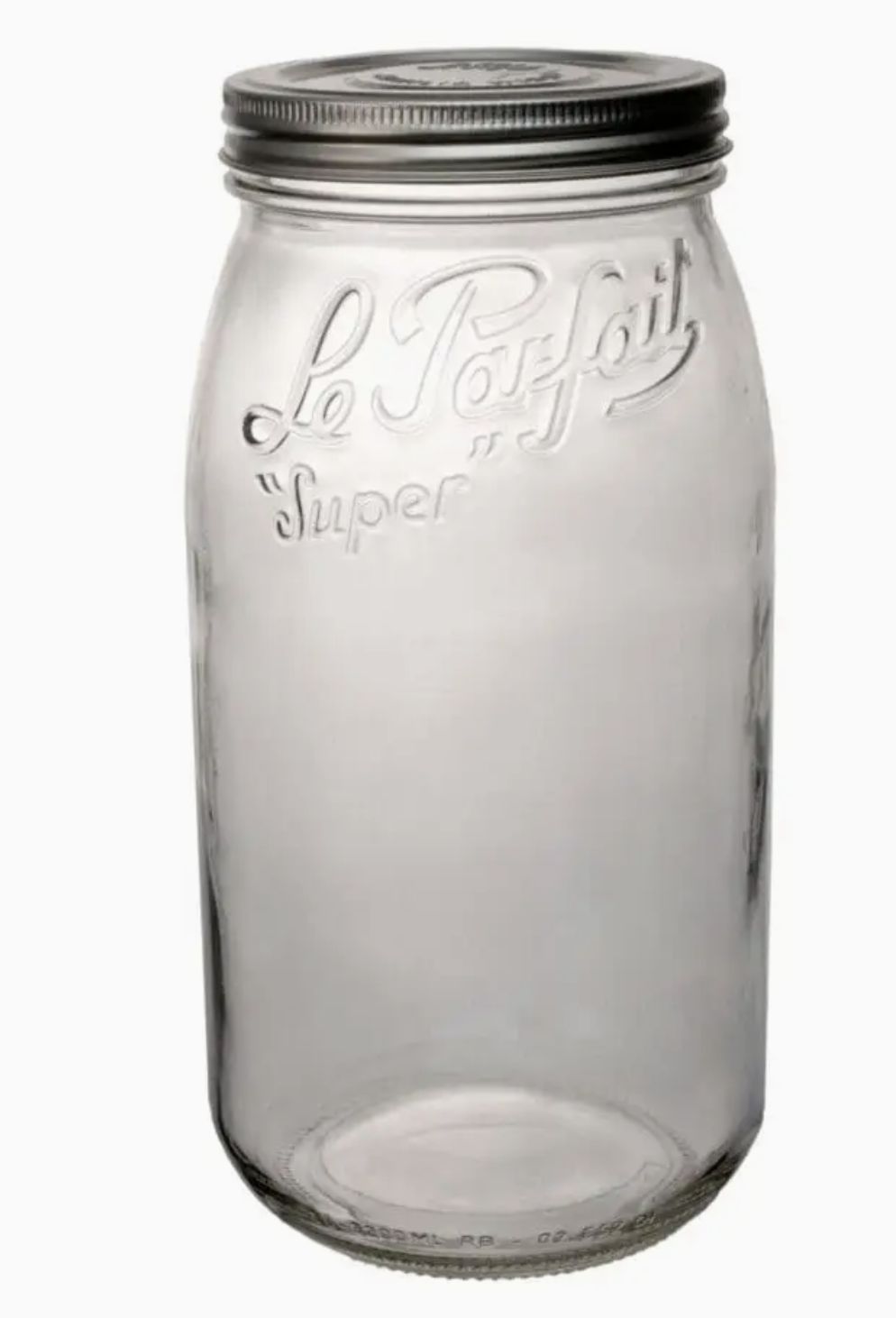 Le Parfait Fw Screw Top Jar 3000ml/96oz Metal Lid