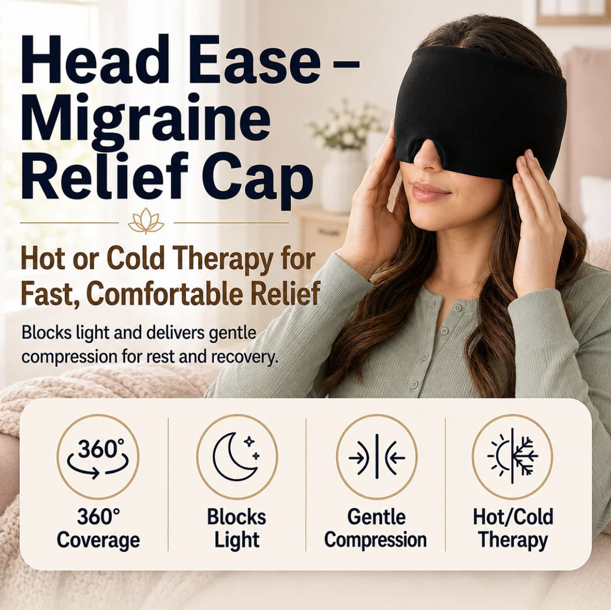 Head Ease - Migraine Relief Cap