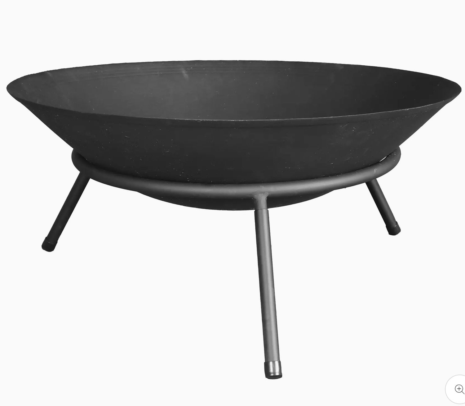 Portable Heavy Duty Fire Bowl: 3 Detachable Legs