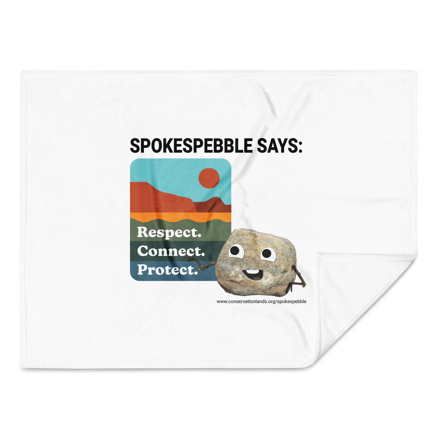 SPOKESPEBBLE Throw Blanket