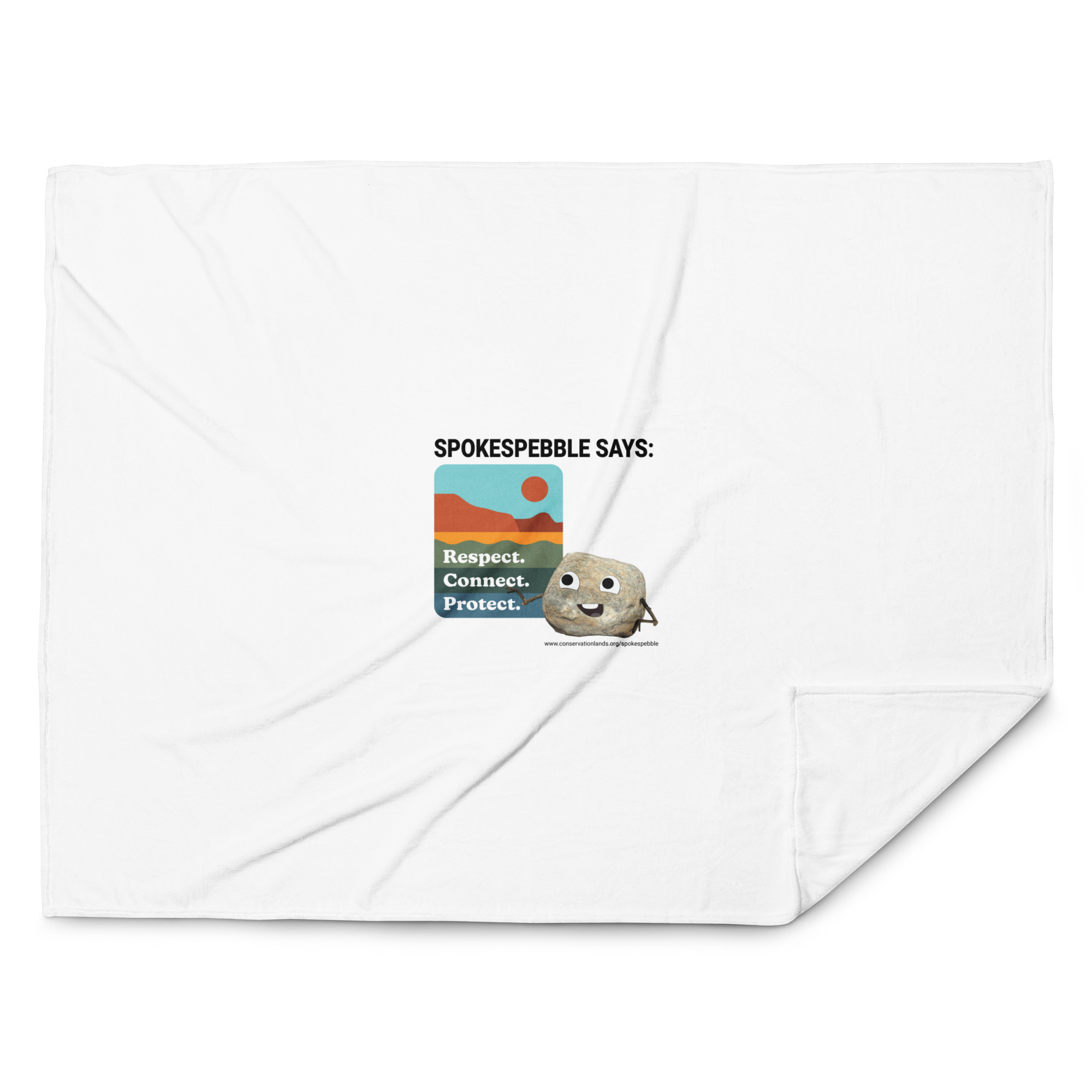 SPOKESPEBBLE Throw Blanket