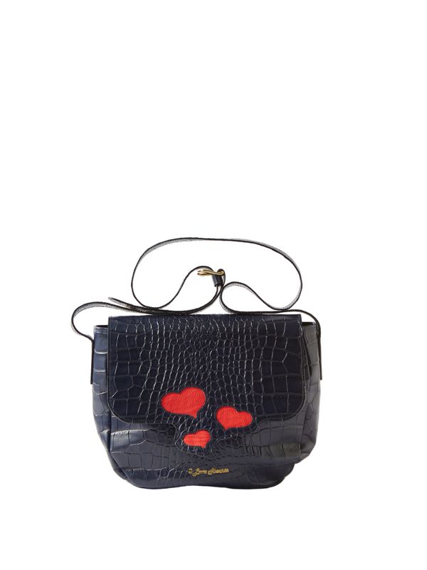 Fashion Stardust bag close up with the strap showing in a design pattern