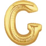 G GOLD 40" LETTER BALLOON