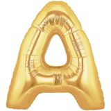A GOLD 40" LETTER BALLOON