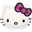 PAPER PLATE HELLO KITTY