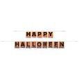 GROOVY HALLOWEEN HAPPY HALLOWEEN TISSUE FRINGE BANNER 2PC