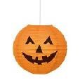 PUMPKIN 10" ROUND LANTERN