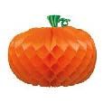 PUMPKIN SHAPED HONEYCOMB CTRPC 10.75"