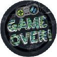 PAPER PLATES LARGE GAMER PARTY