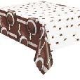 FOOTBALL PARTY RECTANGULAR TABLE COVER 54"X84"