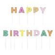 CANDLES HBD LETTER W DECAL