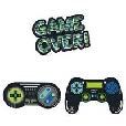 Gamer Bday Jumbo Stickers 3Ct
