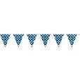 ROYAL BLUE DOTS FLAG BAN 12FT
