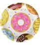 PAPER PLATES LARGE DONUT TIME